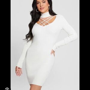 Guess off White Sweater Dress Dylan XS